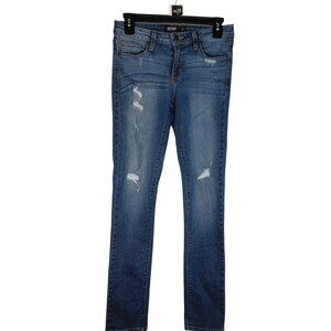Just Black Womens Distressed Skinny Jeans Size 27